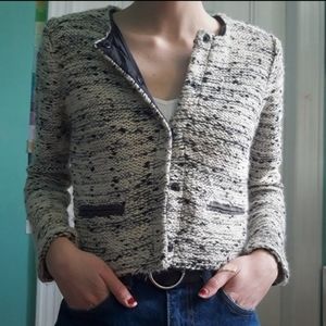Knit short jacket XXI